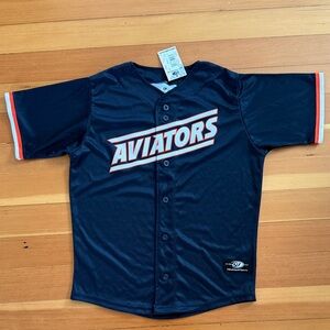 Kids Aviators Navy Baseball Jersey